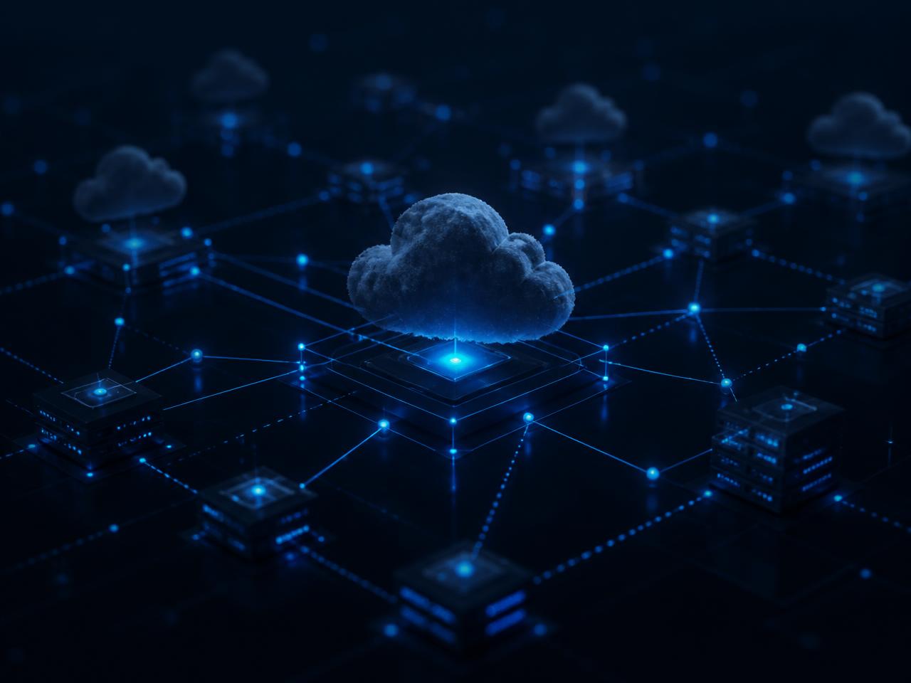 Atlas Cloud — Regional fintech group architecture visual